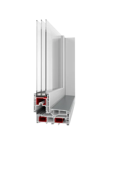 Prierez profilu Aluplast Smart-Slide